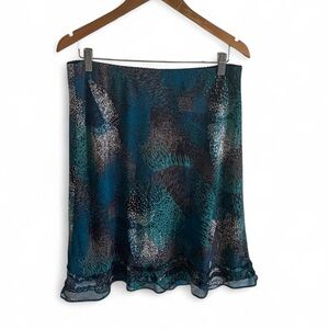 Vintage East 5th Petite Y2K A-Line Pull On Whimsy Lined‎ Womens Skirt Size PL